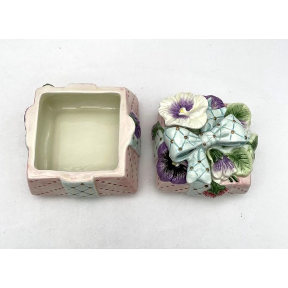 Vtg. Fitz & Floyd Essentials Trinket Box - Picture 6 of 7